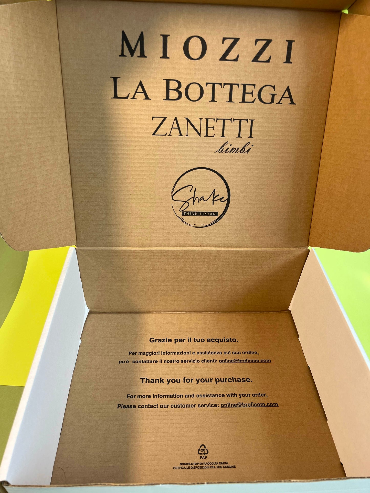 Scatola Personalizzata con il tuo Logo (Stampa 1 Colore)