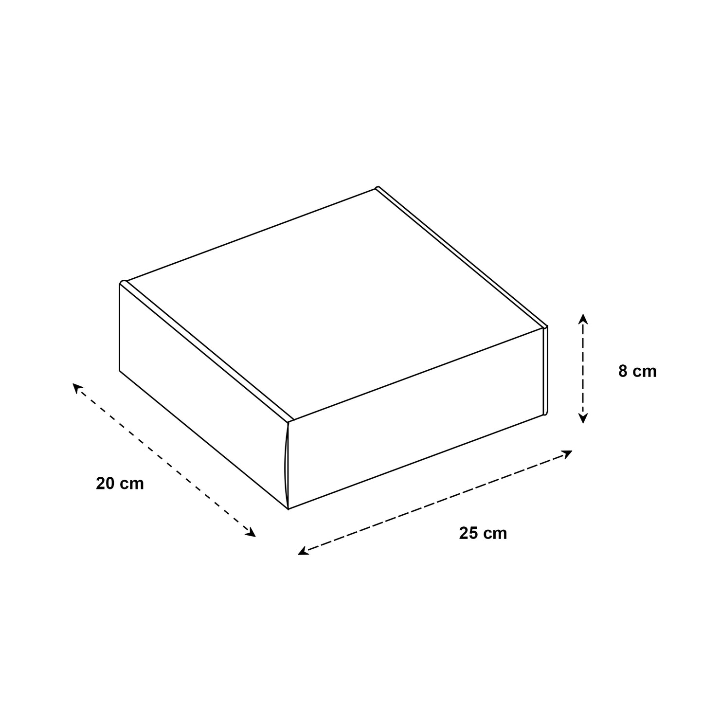 Scatola Fustellata Avana Chiusura a Incastro - Automontante per spedizione prodotti
