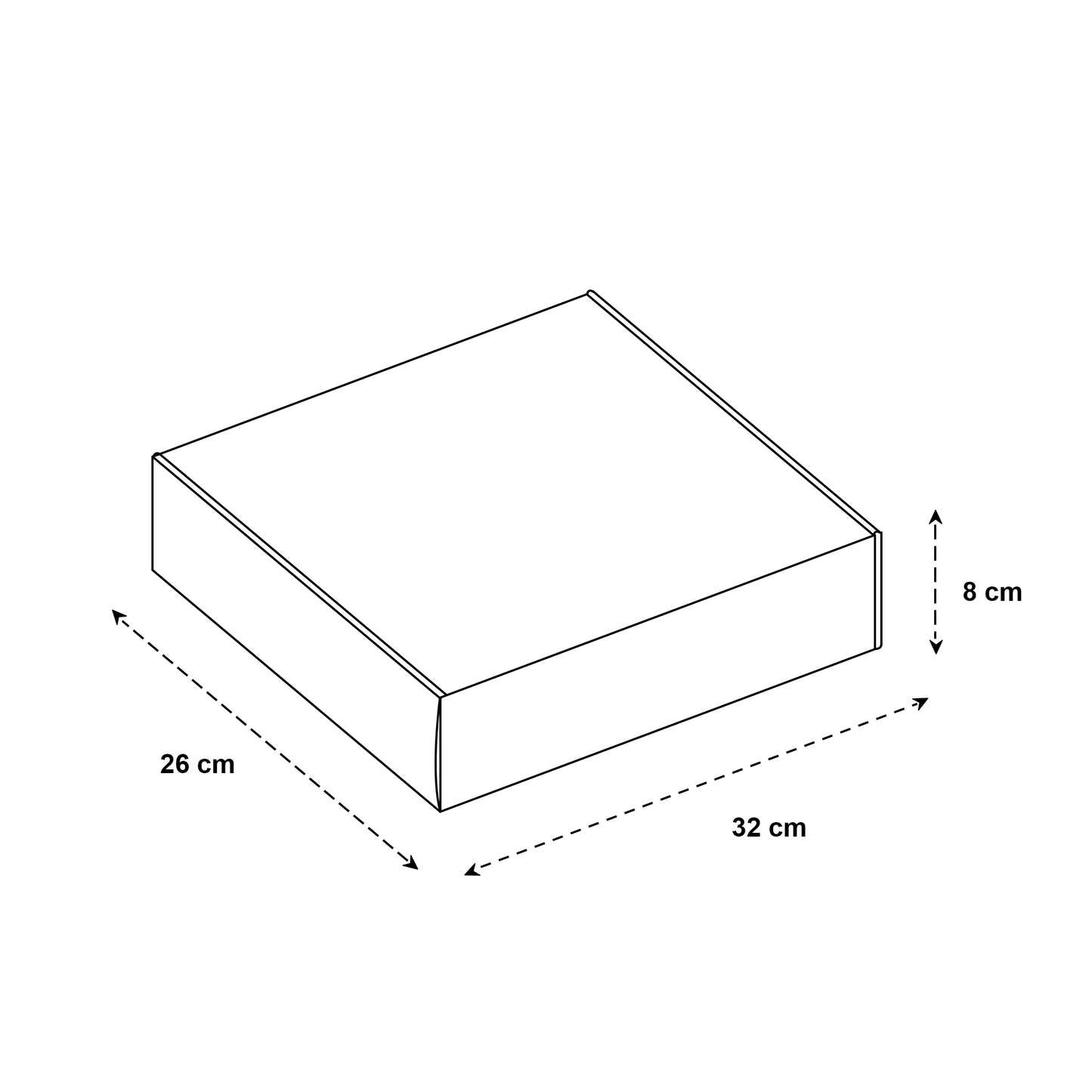 Scatola Fustellata Avana Chiusura a Incastro - Automontante per spedizione prodotti