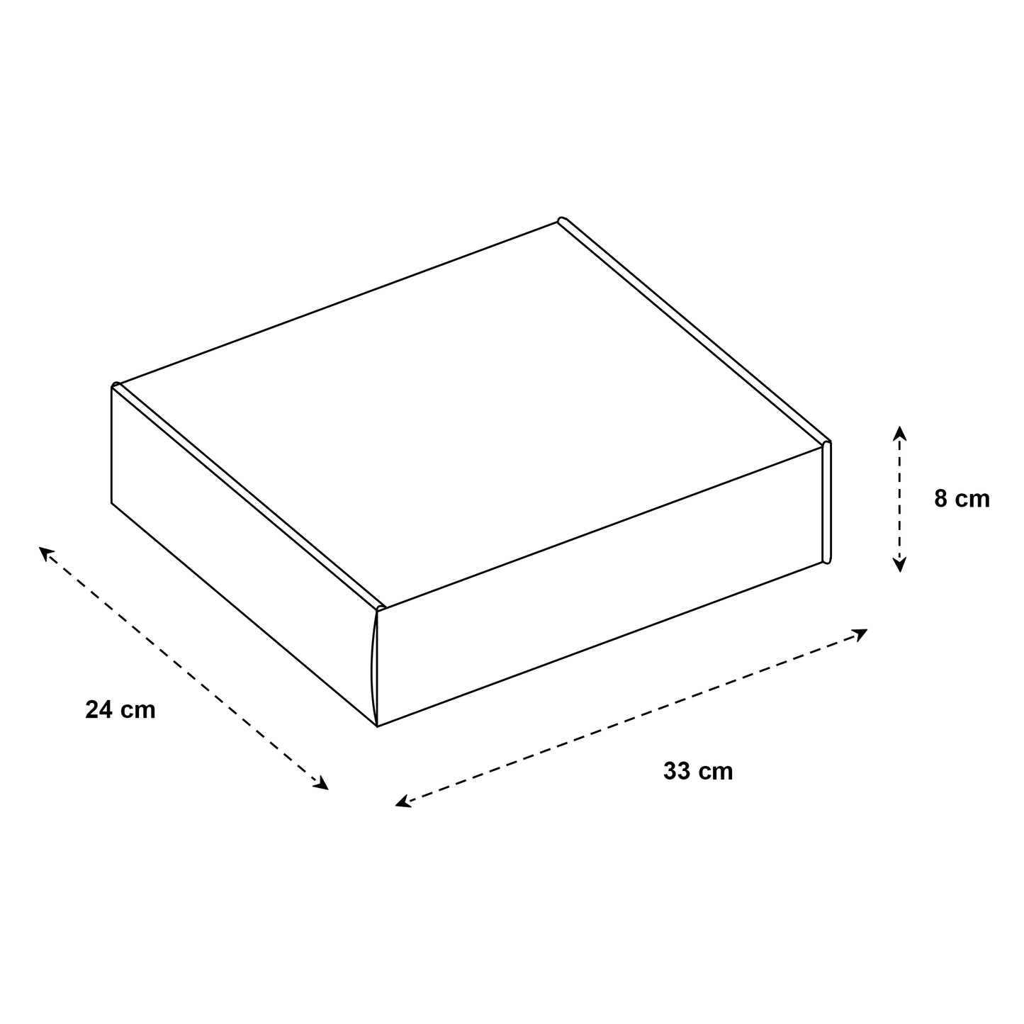 Scatola Fustellata Avana Chiusura a Incastro - Automontante per spedizione prodotti