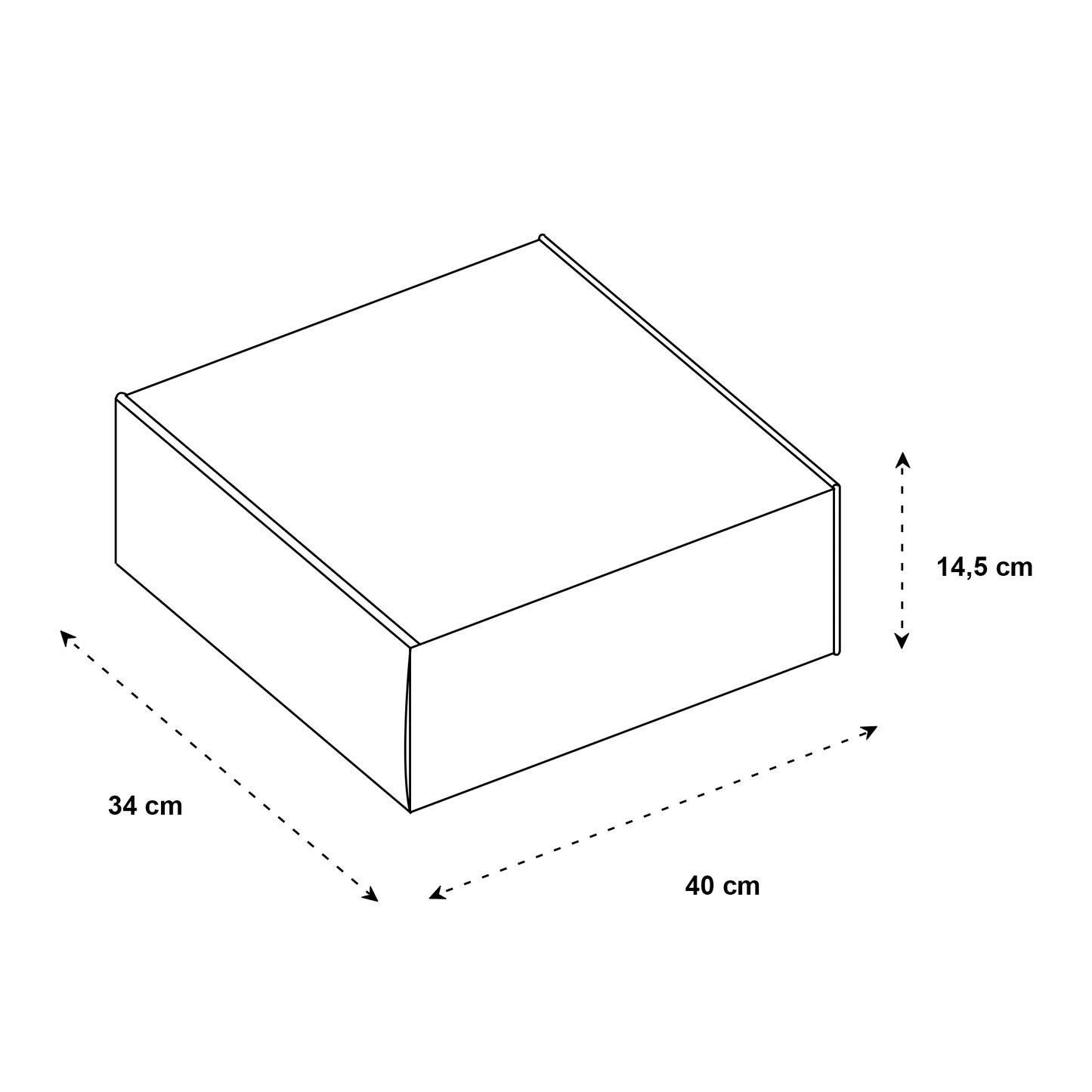 Scatola Fustellata Avana Chiusura a Incastro - Automontante per spedizione prodotti