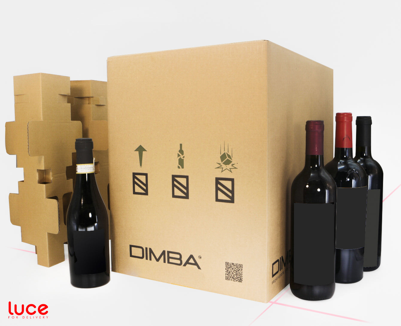 Scatola da spedizione per bottiglie - DIMBA