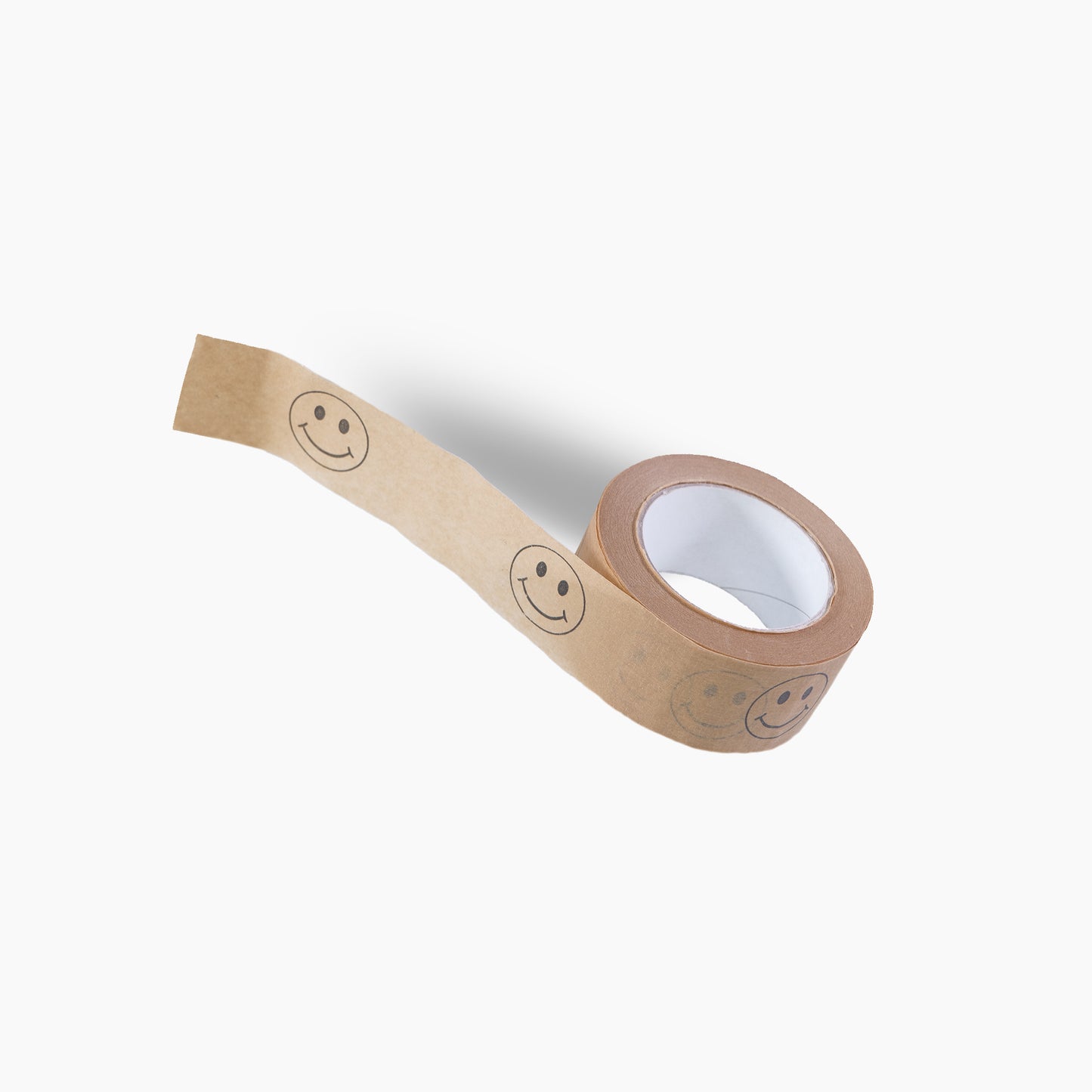 Nastro adesivo in carta riciclabile stampa SMILE - Altezza 5 cm - Lunghezza 50 mt